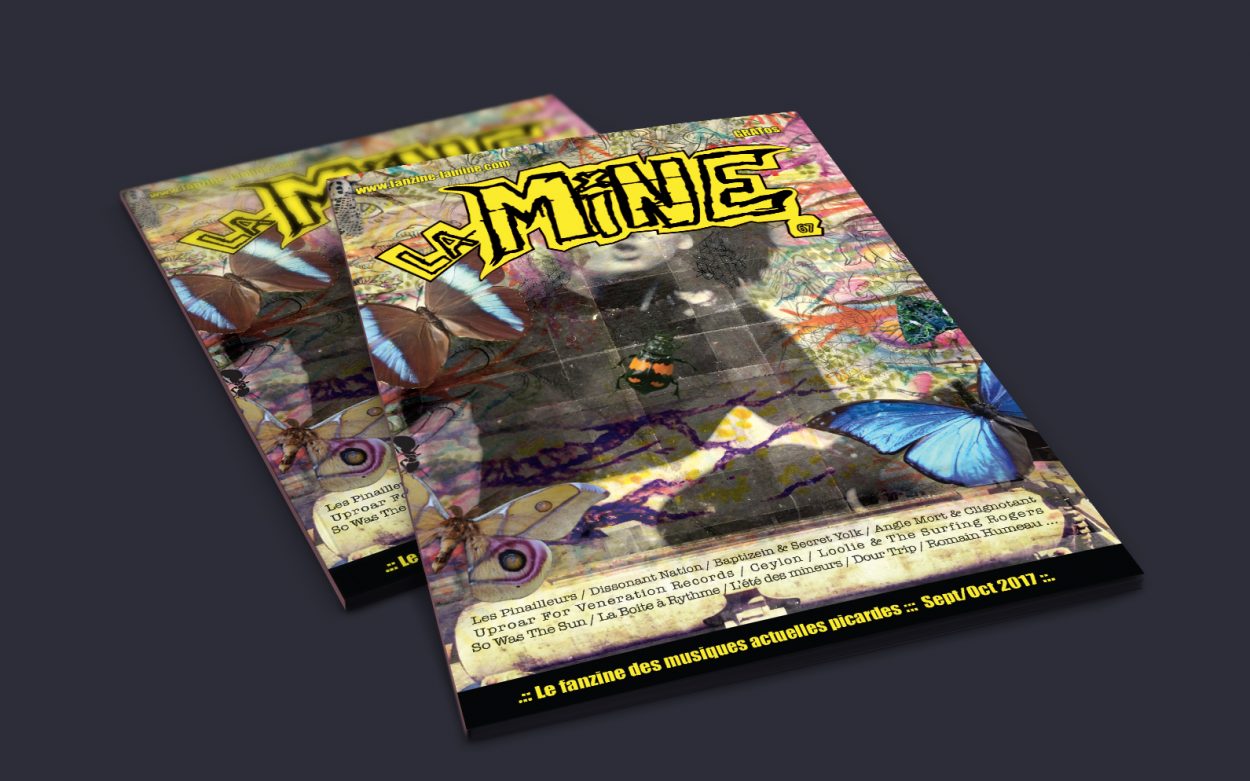 Conception graphique cover & rédaction articles - Fanzine La Mine © David Stupak