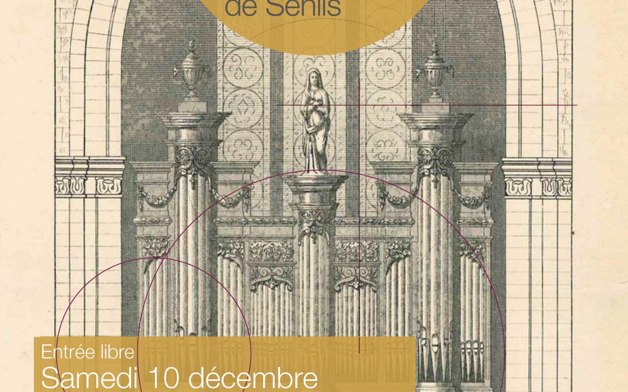 Création graphique Flyer inauguration Grandes Orgues de la cathédrale Notre-Dame de Senlis